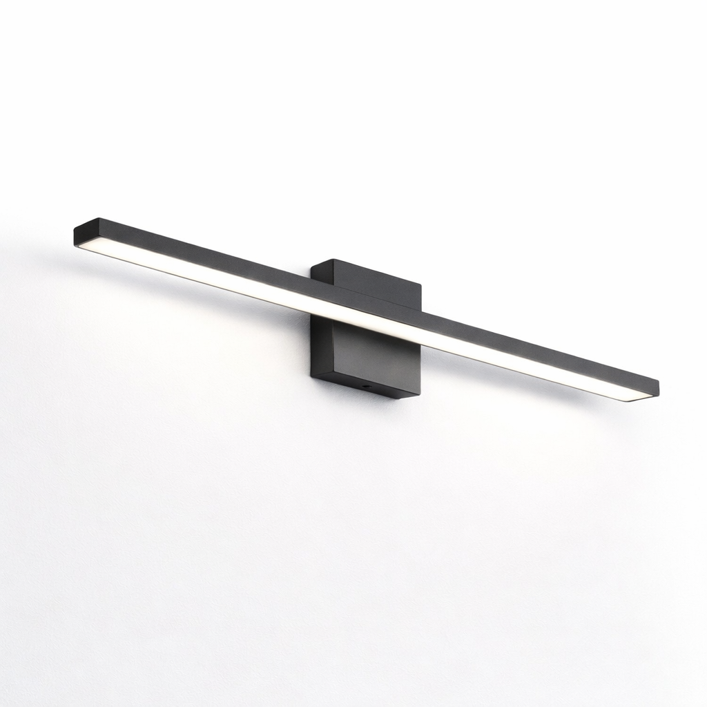 Gloviea LumaLine – Miroir de courtoisie LED – 3 températures de couleur réglables