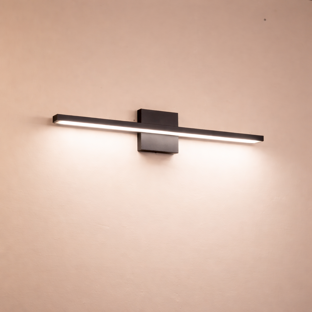 Gloviea LumaLine – Miroir de courtoisie LED – 3 températures de couleur réglables